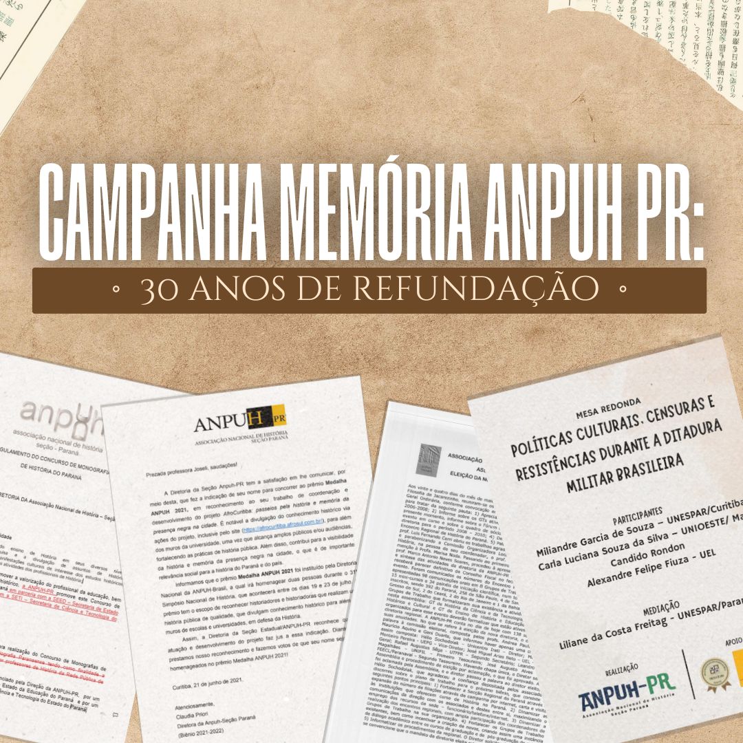 Campanha Memória ANPUH PR 1
